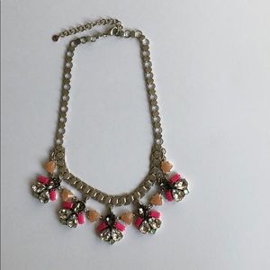 Stella & Dot statement necklace in pretty spring tones